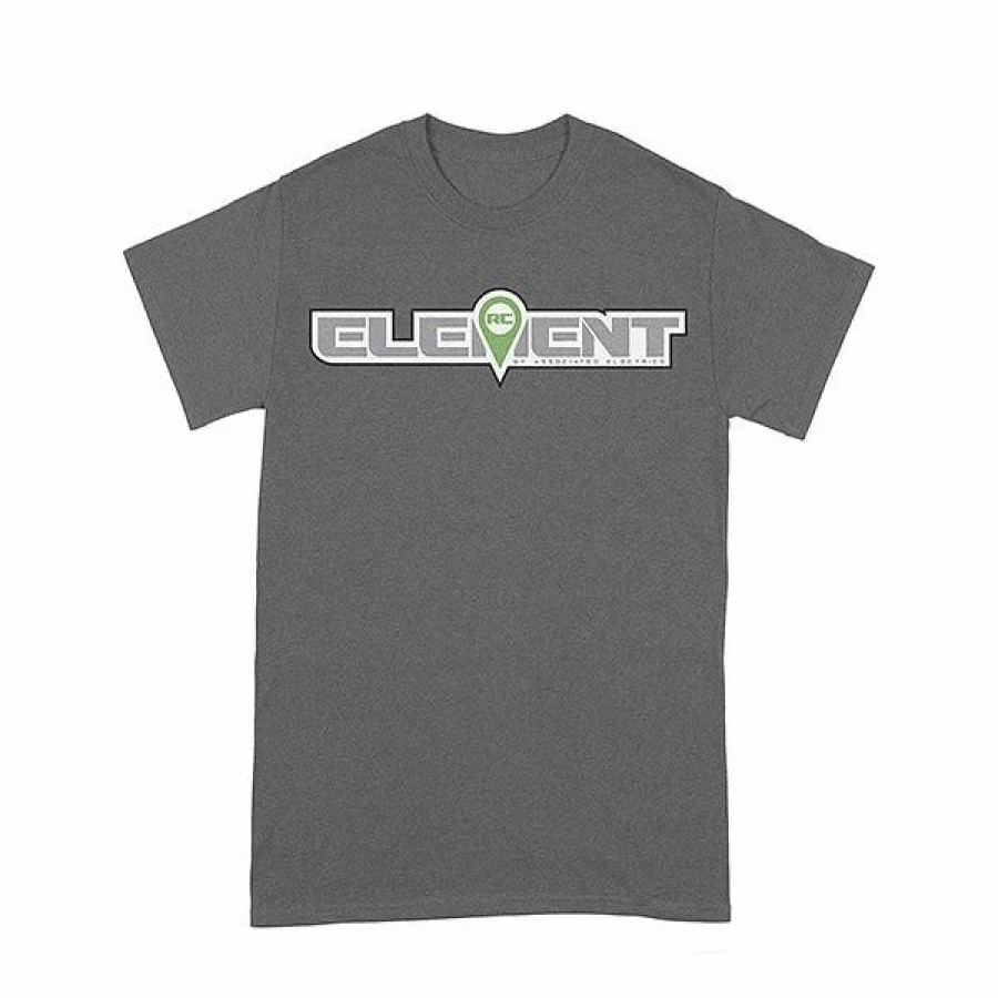 Apparel * | Associated Electrics Inc Element Rc Logo T-Shirt ( ) (L) Grey