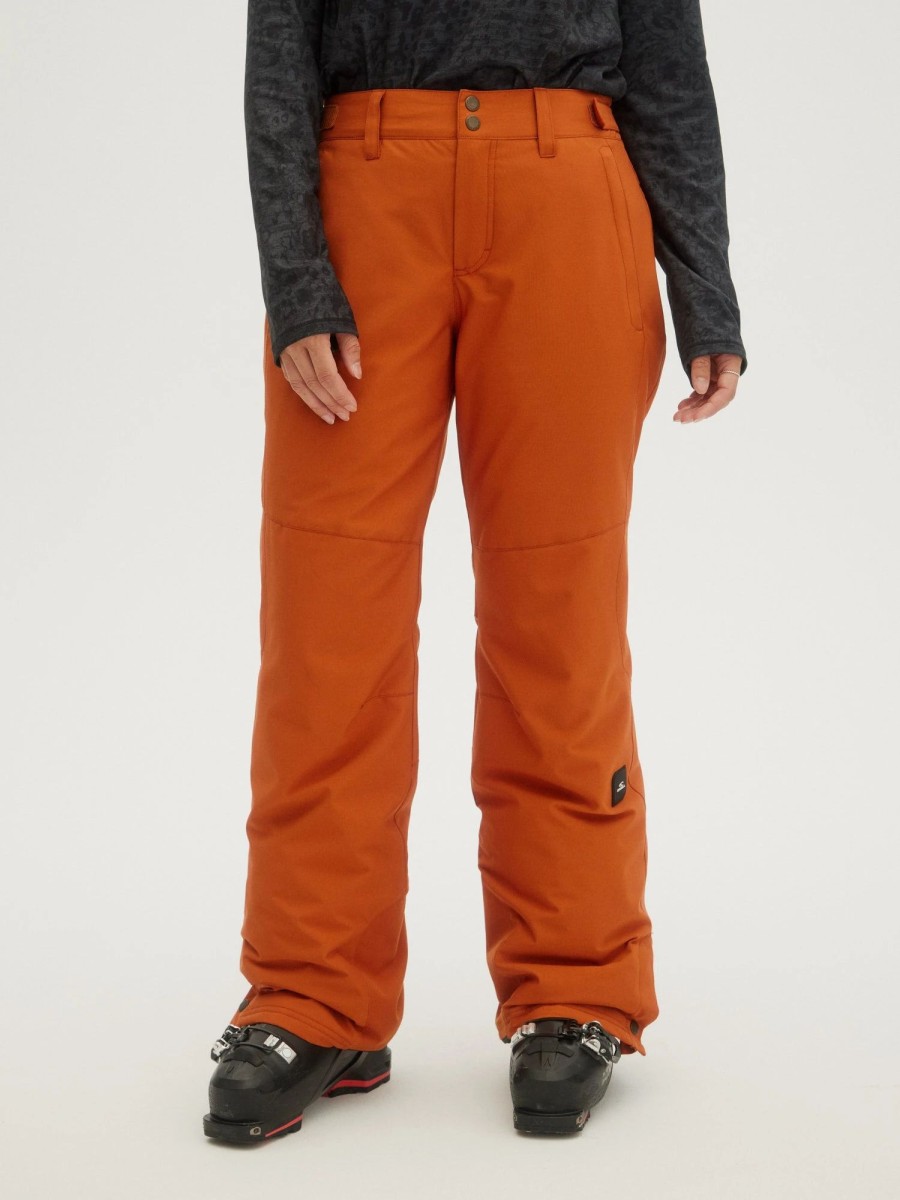 Women * | O'Neill Ladies Star Insulated Pants Bombay Brown