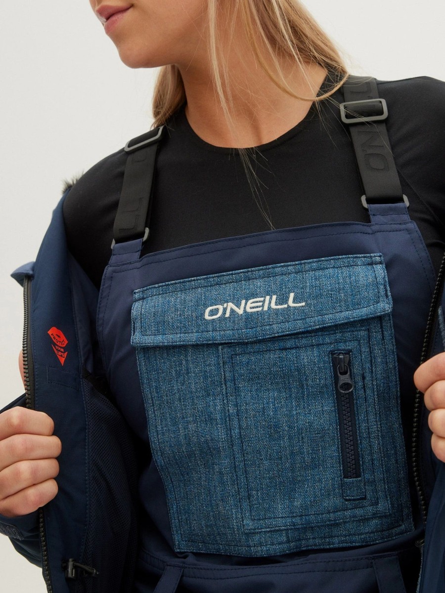 Women * | O'Neill Ladies O'Riginal Bib Pants Ink Blue