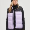 Women * | O'Neill O'Riginals Puffer Vest Purple Rose Colour Block