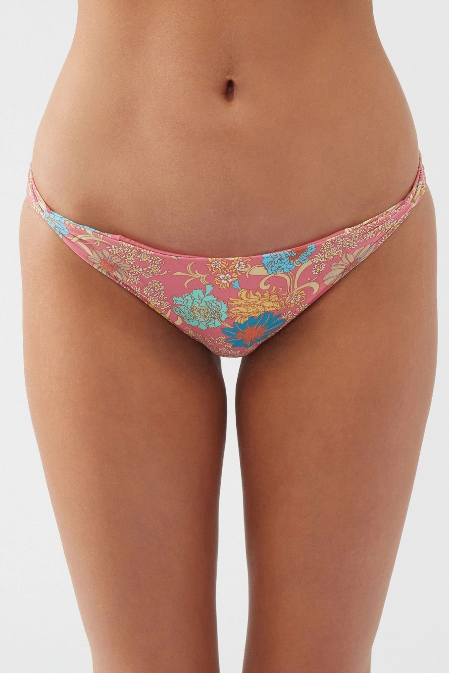 Women * | O'Neill Belize Floral Sunrise Bottom Coral