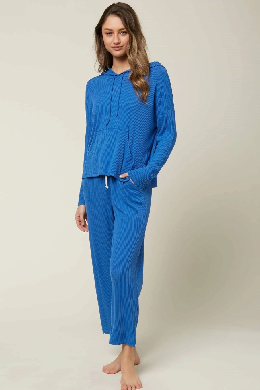 Women * | O'Neill Phoebe Rib Pant Blue Quartz