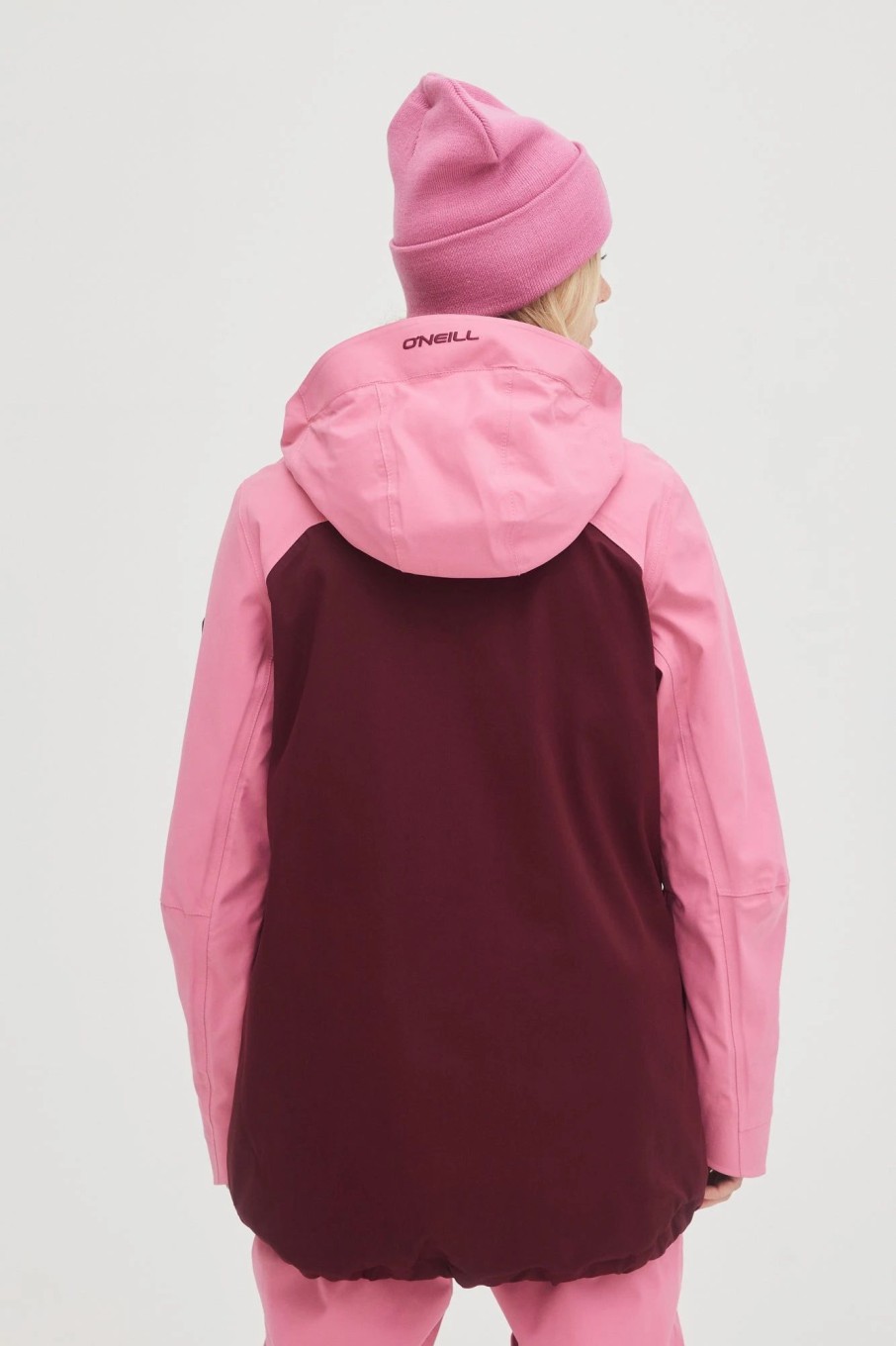 Women * | O'Neill Ametrine Jacket Chateau Rose Colour Block