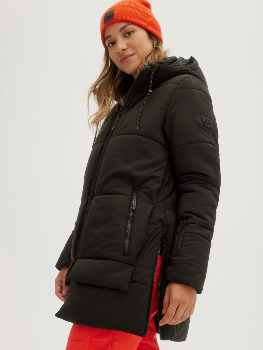 Women * | O'Neill Ladies Azurite Jacket Black Out