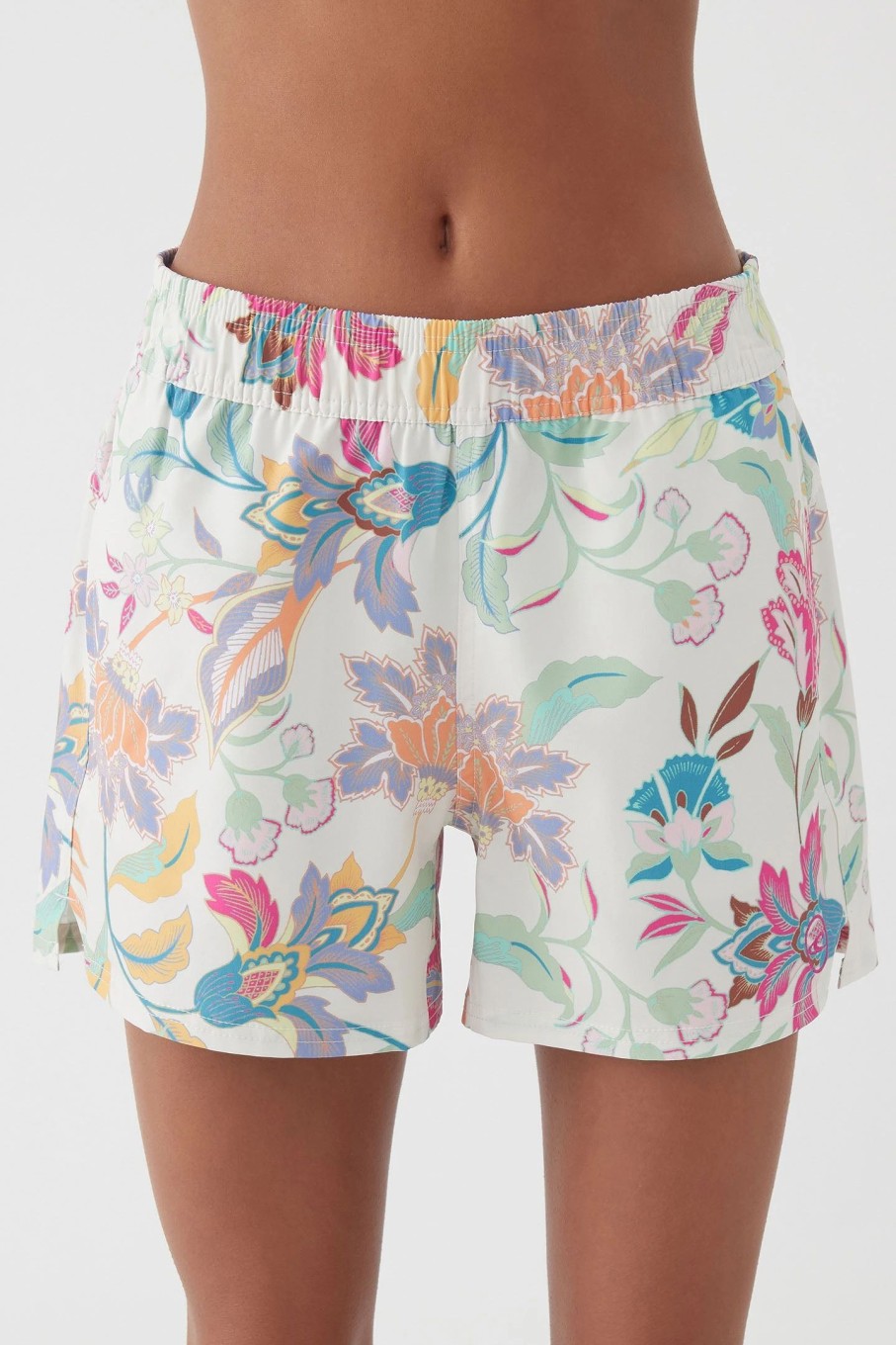 Women * | O'Neill Jetties Printed Stretch 4" Boardshort Vanilla