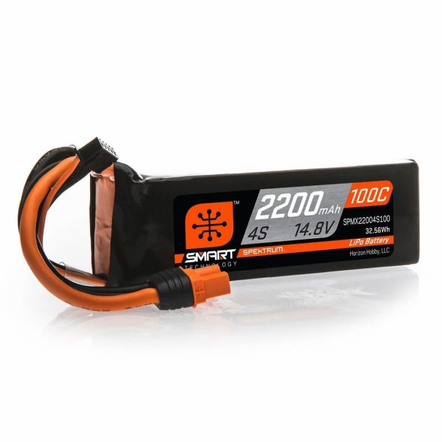 Airplanes * | Horizon Hobbies, Inc. Spektrum Rc 3S Smart G2 Lipo 100C Battery Pack (11.1V/2200Mah) W/Ic3 Connector