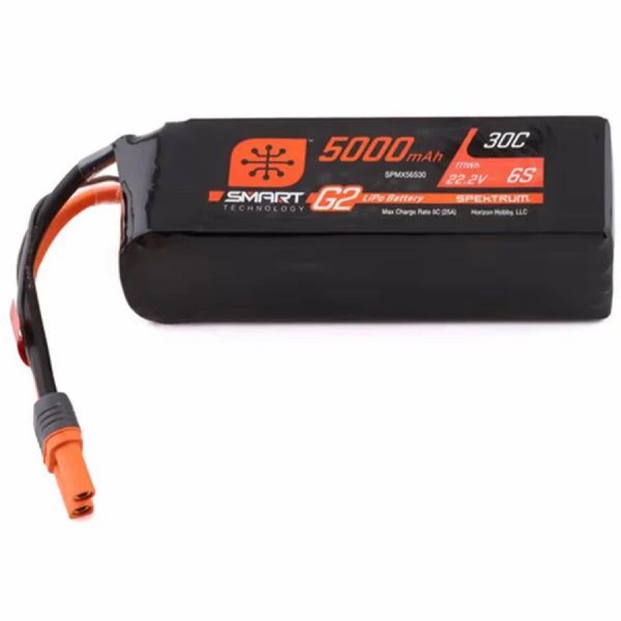 Airplanes * | Horizon Hobbies, Inc. Spektrum Rc 6S Smart G2 Lipo 30C Battery Pack (22.2V/5000Mah) W/Ic5 Connector