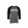 Apparel * | Traxxas Raglan Shirt Gray/Blk