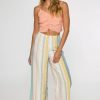 Women * | O'Neill Ladies Miriam Stripe Pants Multi Colored