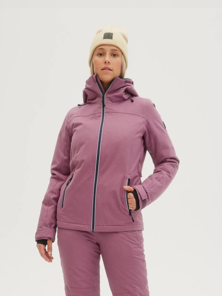 Women * | O'Neill Ladies Vauxite Jacket 2.0 Berry Conserve