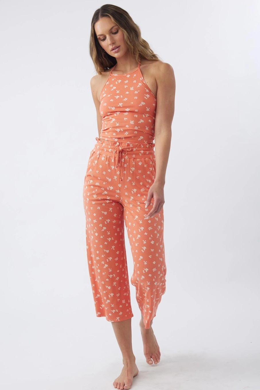 Women * | O'Neill Seashore Knit Pant Desert Flower