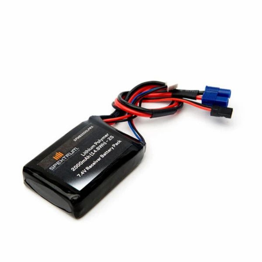 Airplanes * | Horizon Hobbies, Inc. Spektrum Rc 2000Mah 2S 7.4V Lipo Receiver Battery