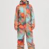 Women * | O'Neill Snow Full Suit Dark Blue Fade Halftone