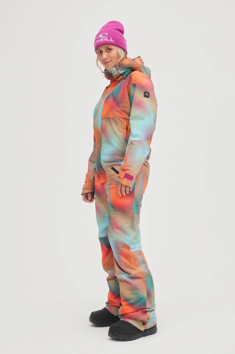 Women * | O'Neill Snow Full Suit Dark Blue Fade Halftone