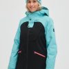 Women * | O'Neill Ametrine Jacket Aqua Sea Colour Block