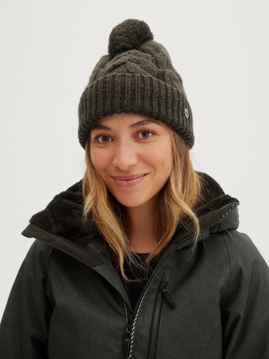 Women * | O'Neill Ladies Nora Wool Beanie Black Out