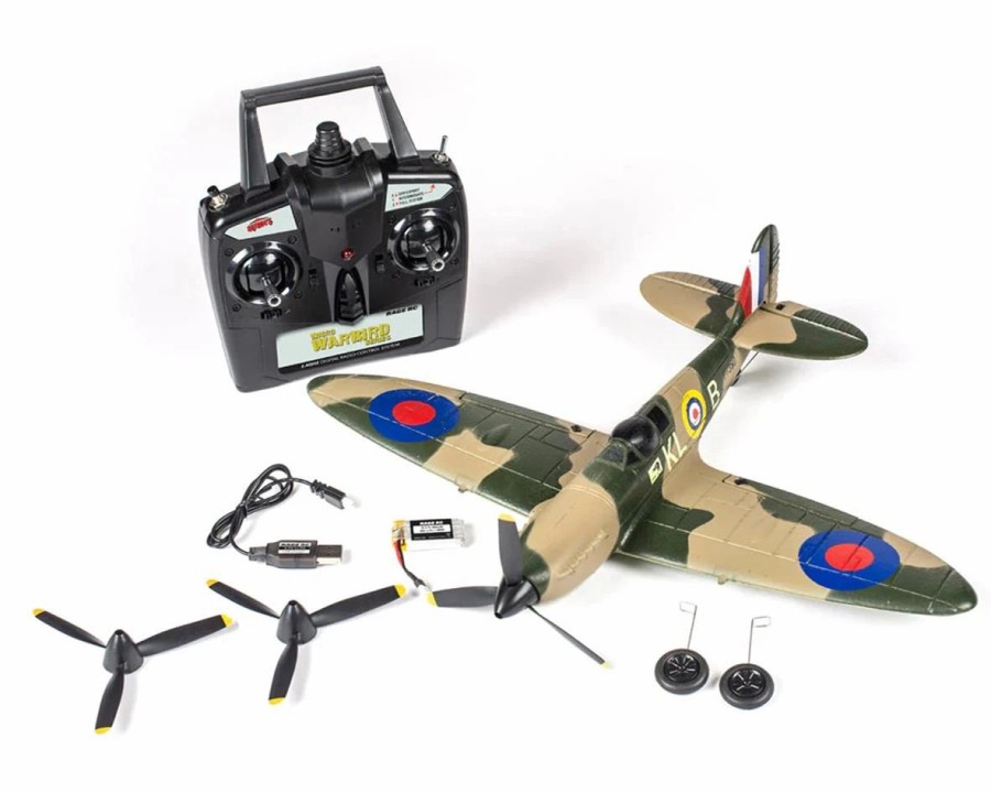 Airplanes * | Hrp Distributing, Inc. Rage Rc Supermarine Spitfire Micro Rtf Airplane W/Pass