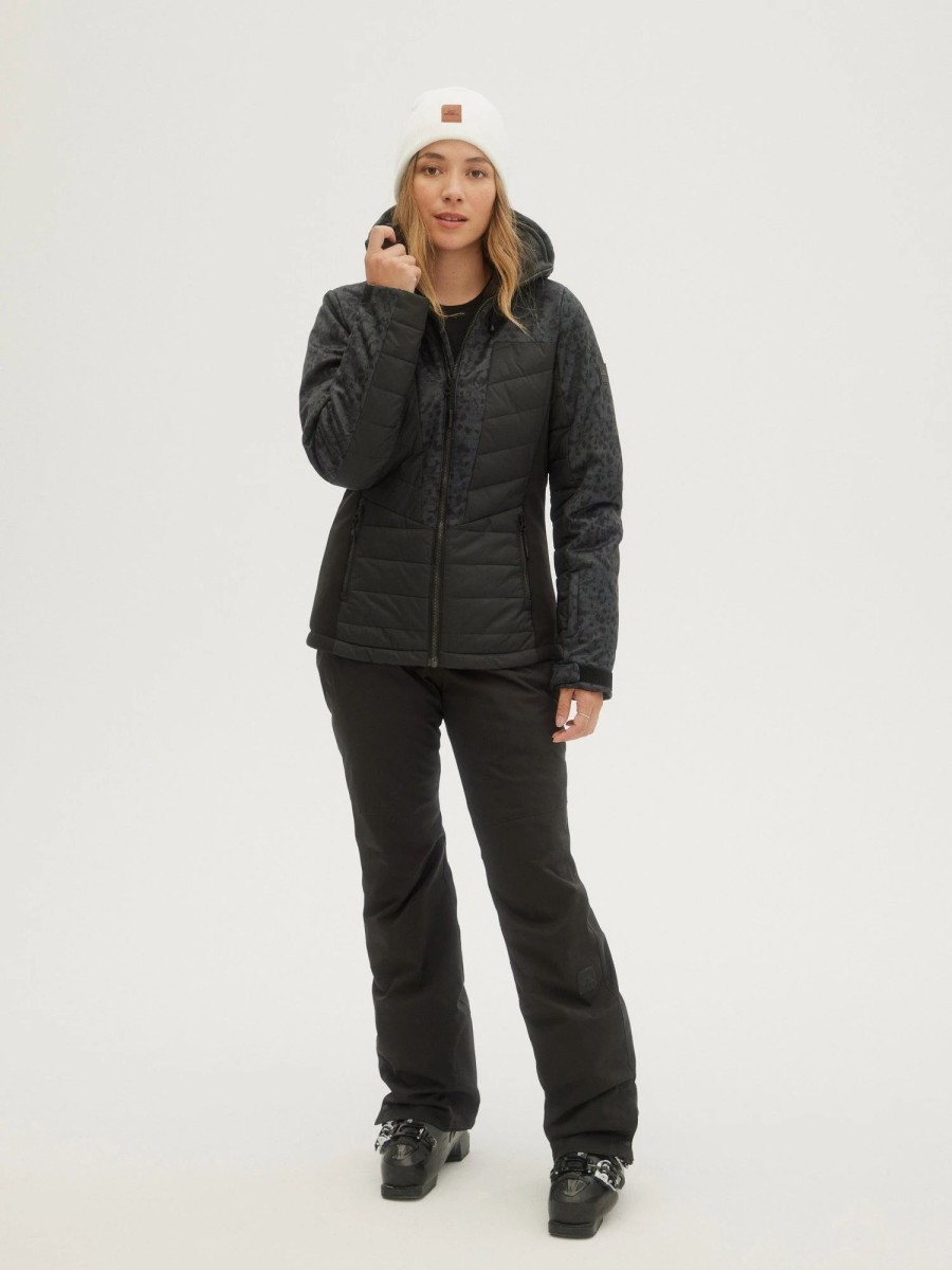 Women * | O'Neill Ladies Baffle Igneous Jacket Black Out