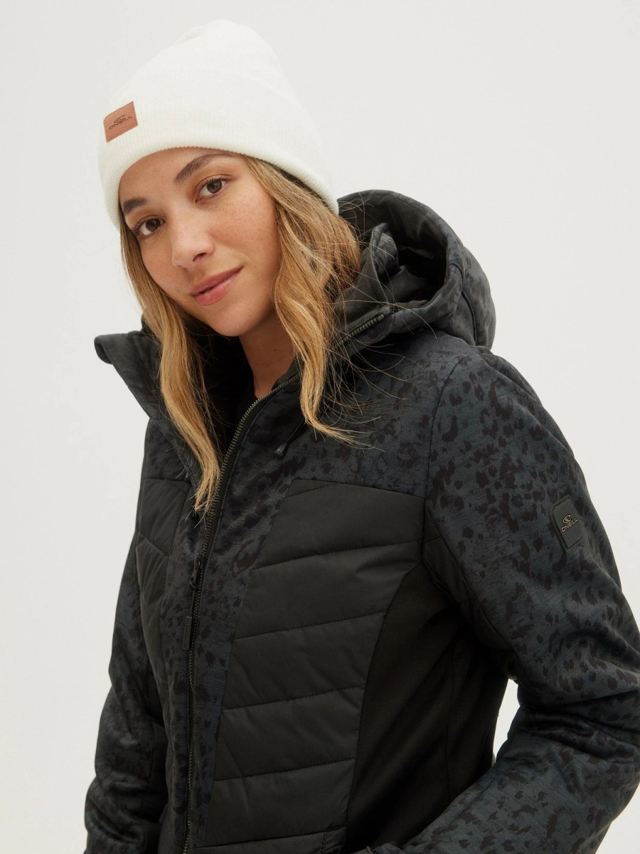 Women * | O'Neill Ladies Baffle Igneous Jacket Black Out