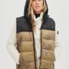 Women * | O'Neill O'Riginals Puffer Vest Brown Camo