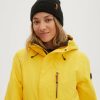 Women * | O'Neill Ladies Zeolite Jacket Chrome Yellow