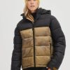 Women * | O'Neill O'Riginals Full-Zip Puffer Jacket Brown Camo