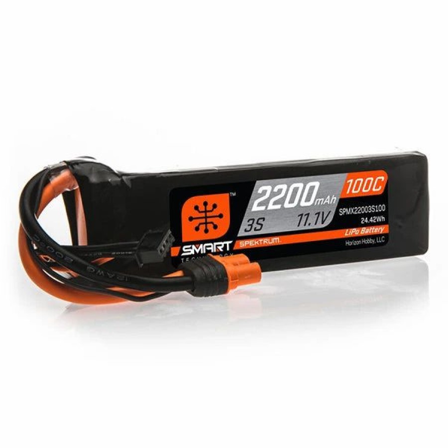 Airplanes * | Horizon Hobbies, Inc. Spektrum 11.1V 2200Mah 3S 100C Smart Lipo Battery: Ic3