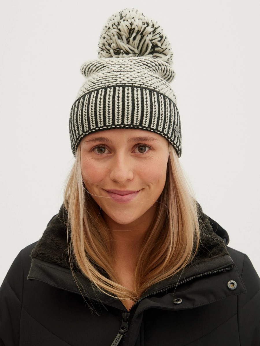 Women * | O'Neill Ladies Chunky Beanie Black Out