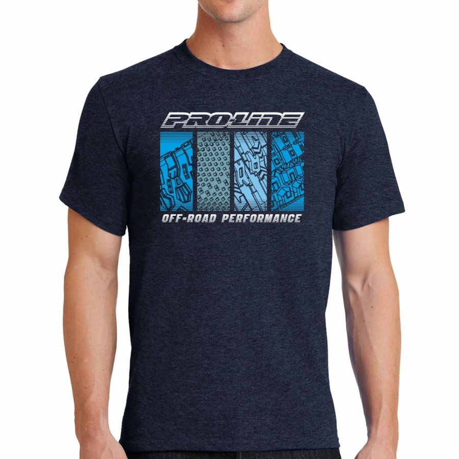 Apparel * | Horizon Hobbies, Inc. Pro-Line Quarter Tread Navy T-Shirt Navy Blue