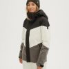 Women * | O'Neill Ladies Coral Jacket Grey Aop W/ Black