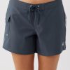 Women * | O'Neill Saltwater Solids Stretch 5" Boardshort Slate