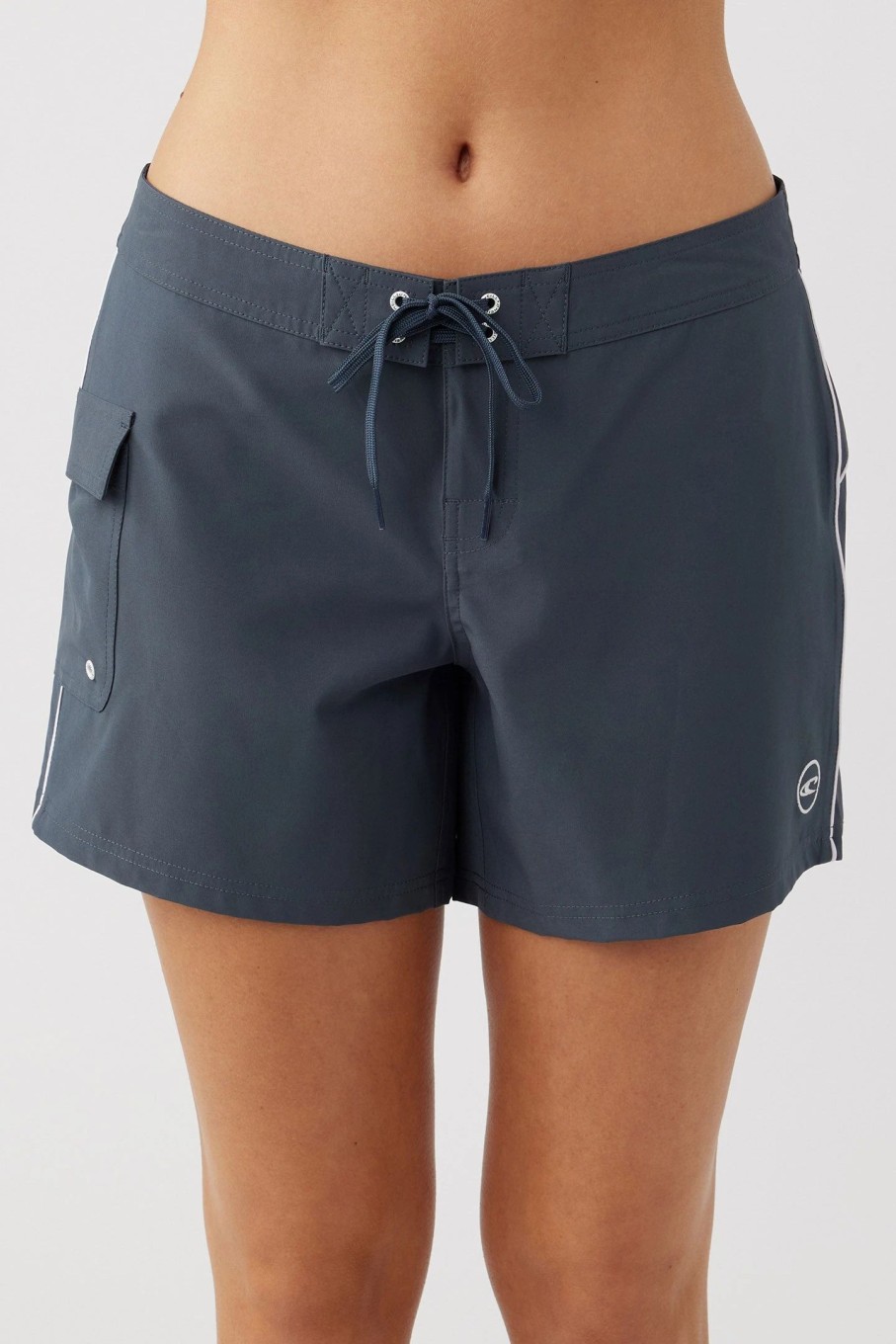 Women * | O'Neill Saltwater Solids Stretch 5" Boardshort Slate