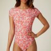 Women * | O'Neill Balian Piper Ditsy Surf Suit Bittersweet Piper Ditsy