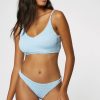 Women * | O'Neill Ladies Saltwater Solids Texture Flamenco Bottoms Sky Blue