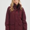 Women * | O'Neill Utility Jacket Windsor Wine