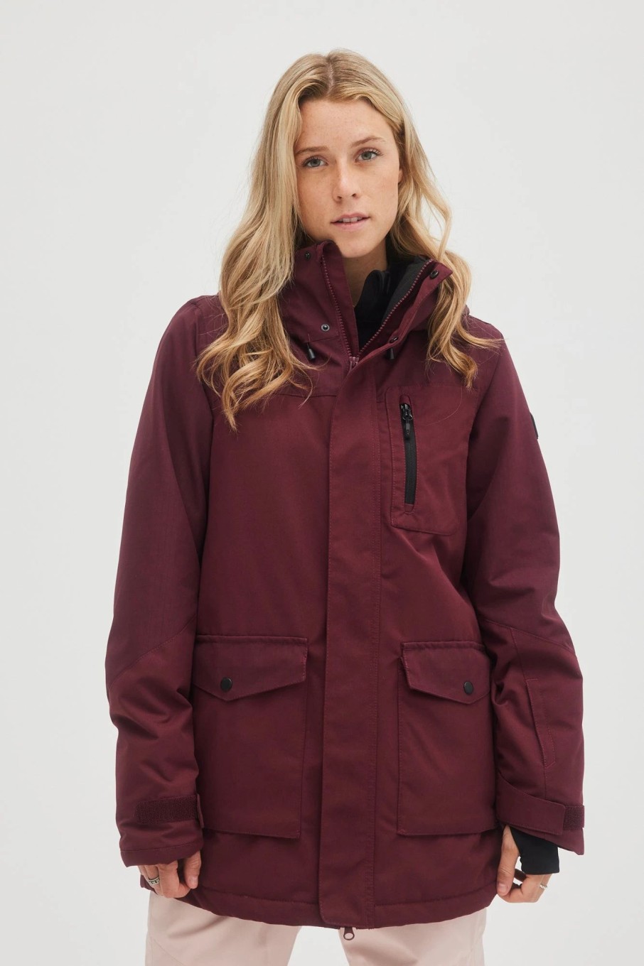 Women * | O'Neill Utility Jacket Windsor Wine