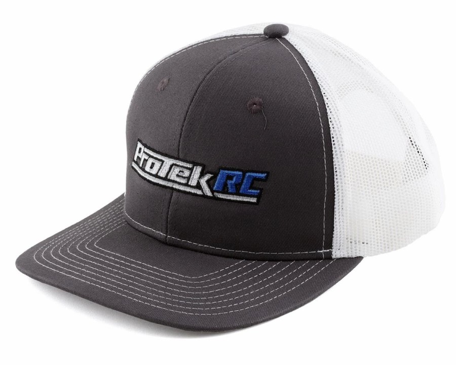 Apparel * | Amain Distributing Protek Rc Trucker Hat (Grey) (One Size Fits Most)