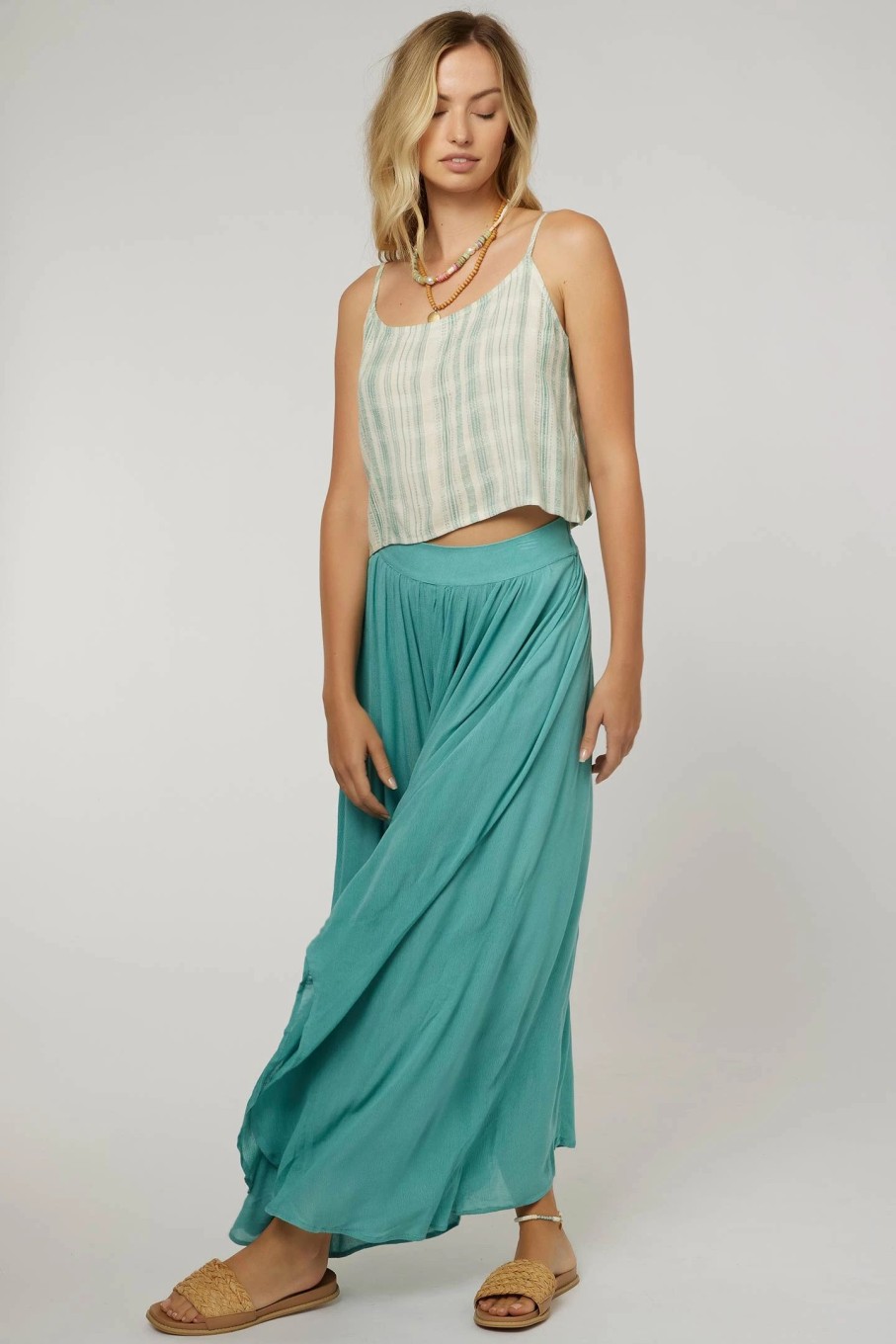 Women * | O'Neill Marni Solid Skirt Teal