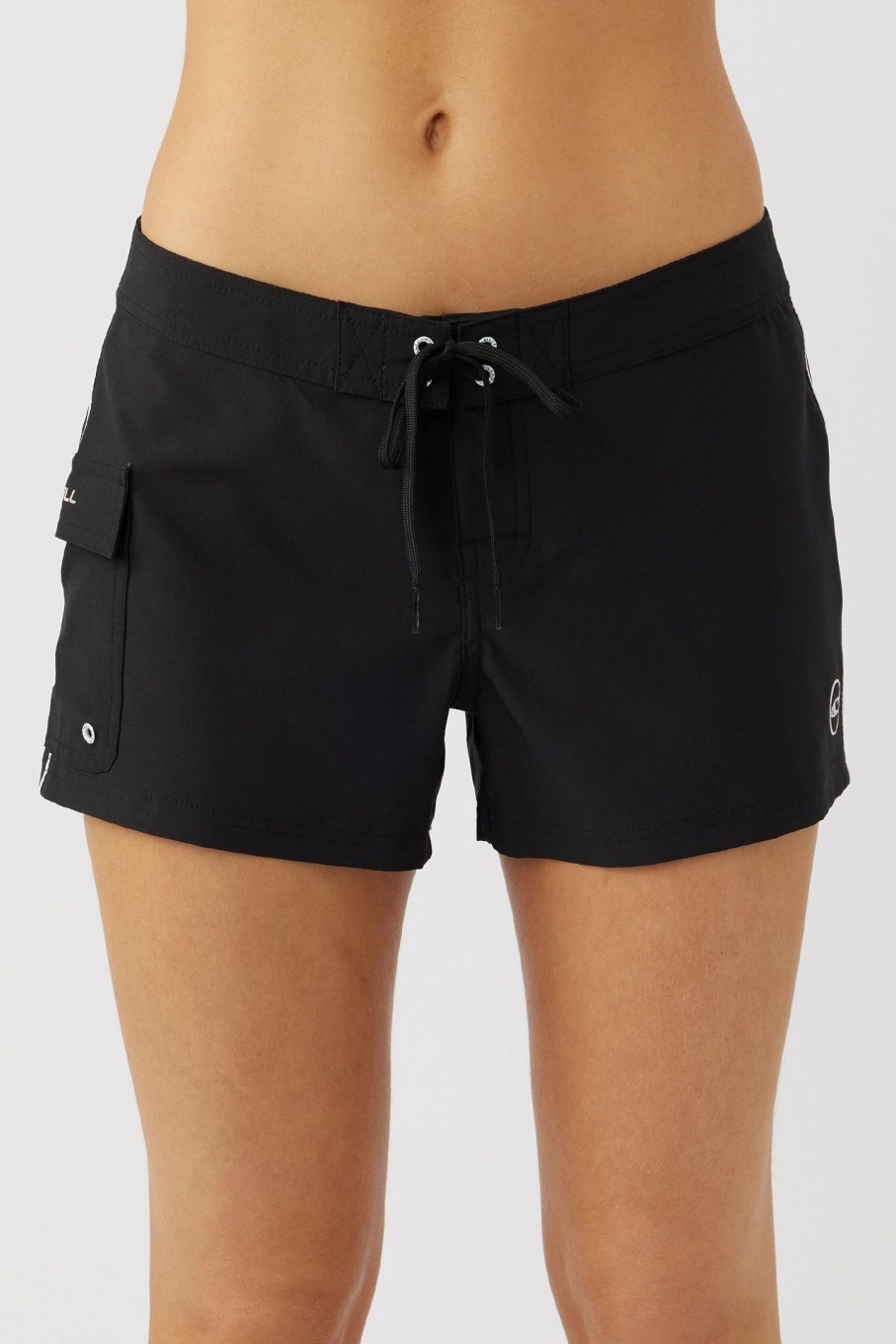 Women * | O'Neill Saltwater Solids Stretch 3" Boardshort Black