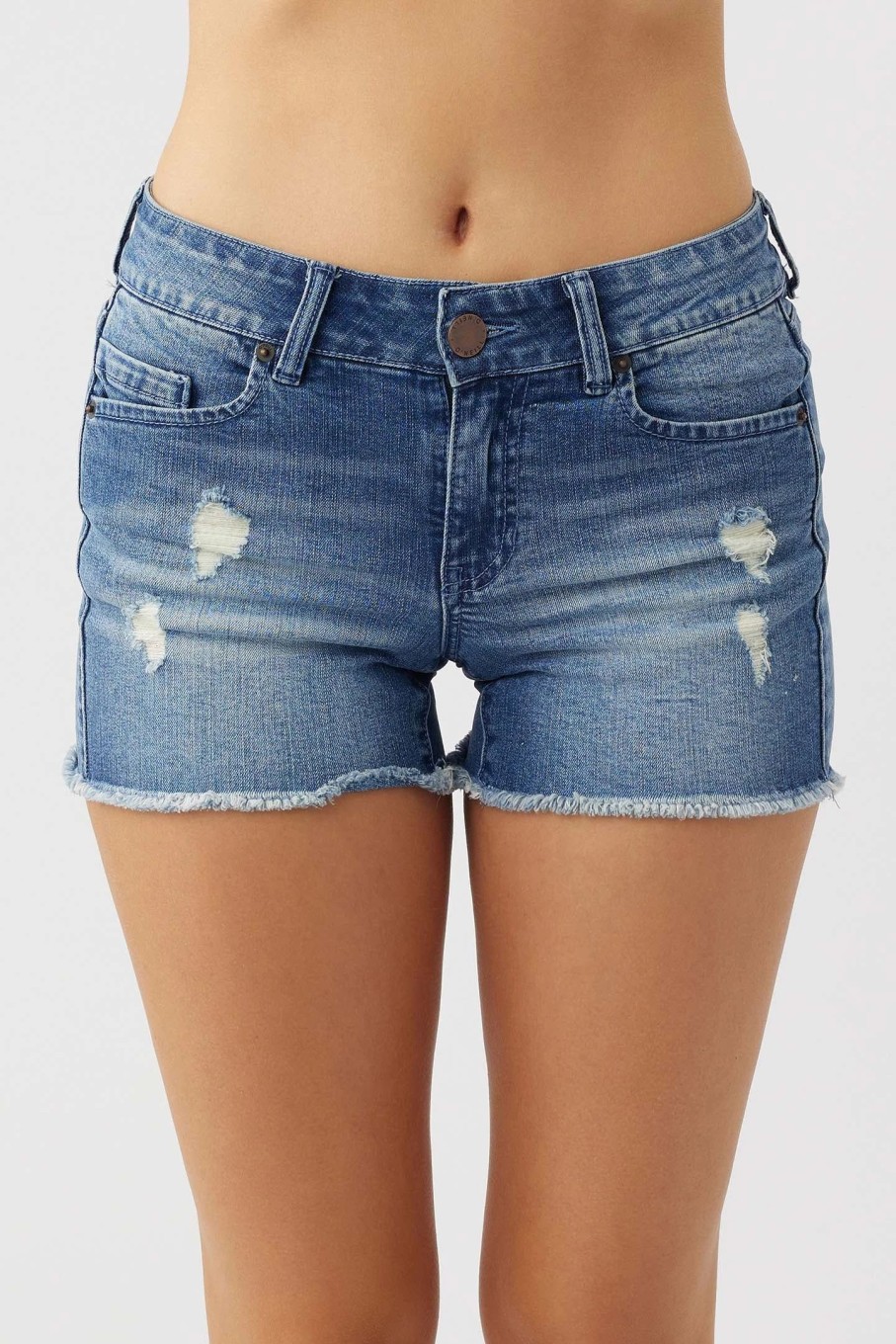 Women * | O'Neill Cody Denim Short Blue Grass Wash