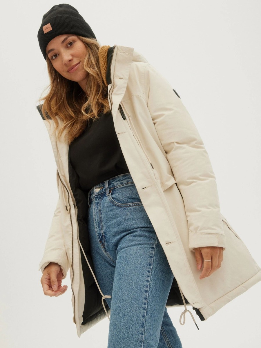 Women * | O'Neill Ladies Journey Parka Plus Birch