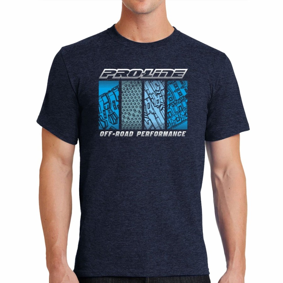 Apparel * | Horizon Hobbies, Inc. Pro-Line Quarter Tread Navy T-Shirt Large Navy Blue