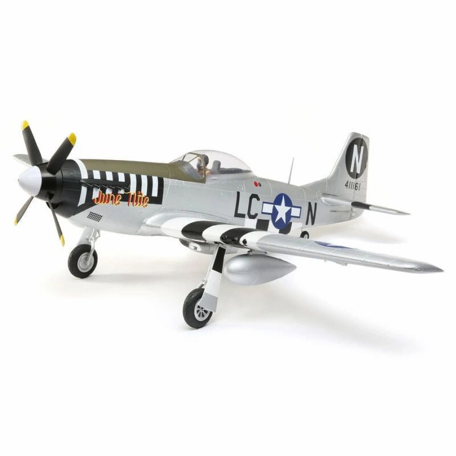 Airplanes * | Horizon Hobbies, Inc. E-Flite P-51D Mustang 1.2M Bind-N-Fly Basic Electric Airplane W/As3X & Safe Technology