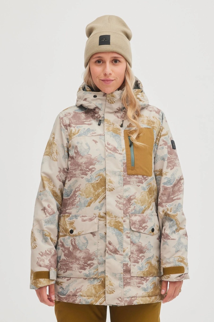 Women * | O'Neill Utility Jacket Light Camo