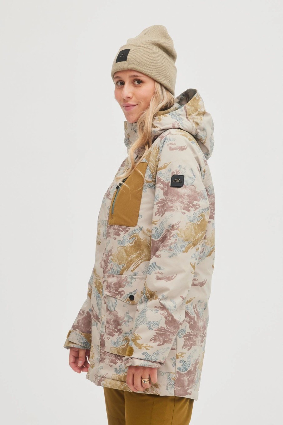 Women * | O'Neill Utility Jacket Light Camo