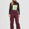 Women * | O'Neill O'Riginals Bib Pants Windsor Wine Colour Block