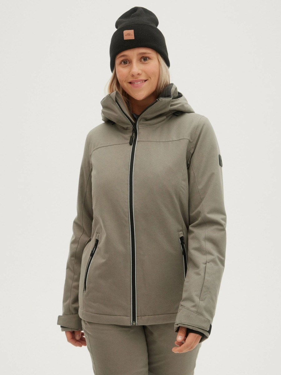 Women * | O'Neill Ladies Vauxite Jacket 2.0 Army Green