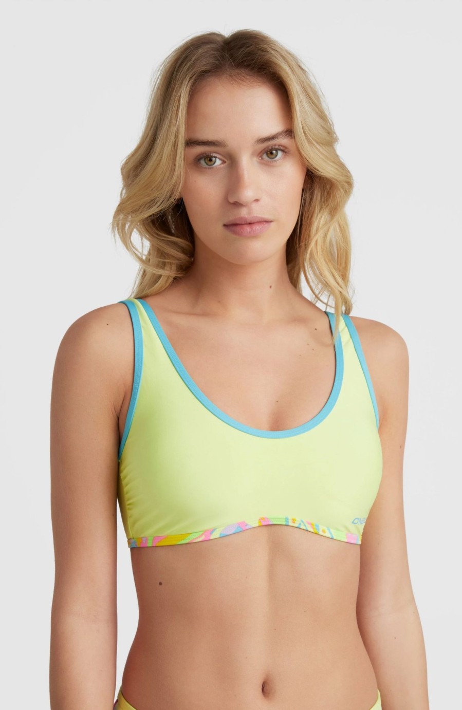 Women * | O'Neill Iris Cruz Bikini Set Yellow Summer Brights