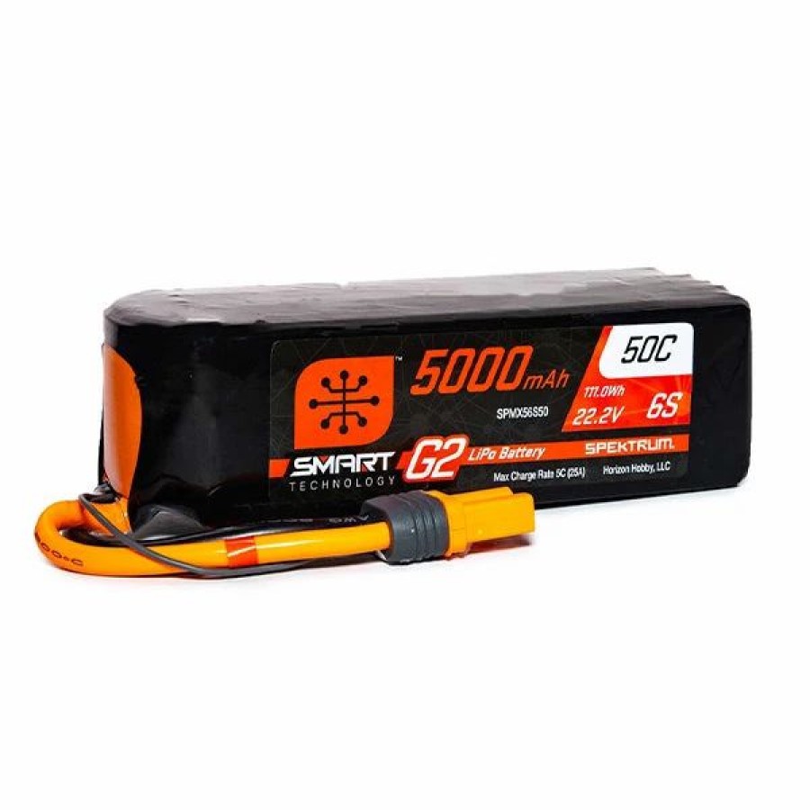 Airplanes * | Horizon Hobbies, Inc. Spektrum 22.2V 5000Mah 6S 50C Smart G2 Lipo Battery: Ic5