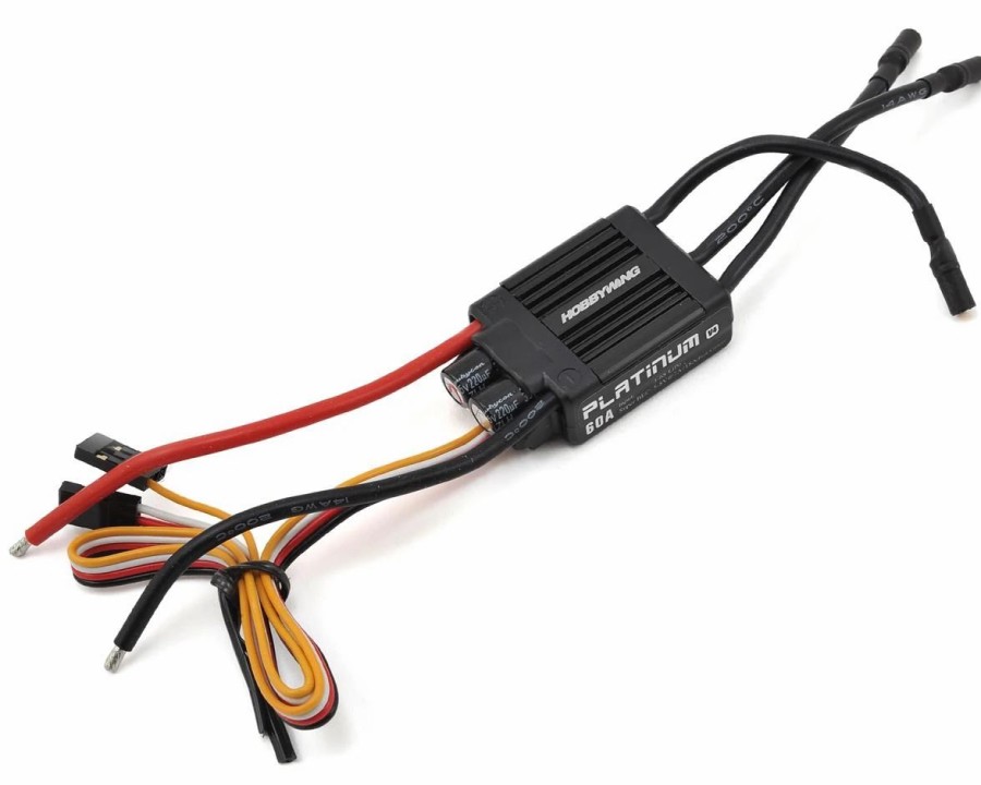 Airplanes * | Hobbywing North America Hobbywing Platinum 60A V4 60 Amp Esc